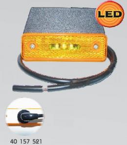 Světlo boční vymezovací LED 24V 95,7 x 30,7 s držákem