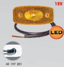 Světlo boční vymezovací LED 12V 110 x 50 HT