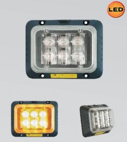 Světlo výstražné LED 143 x 110 mm žluté