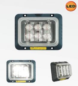 Světlo výstražné LED 143 x 110 mm bílé