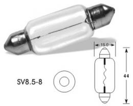 Žárovka 24 V 15 W sufit