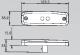 Světlo obrysové bílé LED 12 i 24 V, 123,5 x 38,2 mm