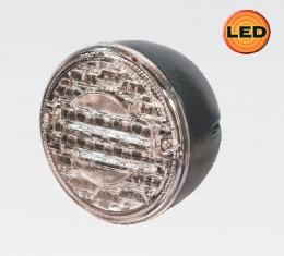 Světlo couvací LED kulaté bílé 24V