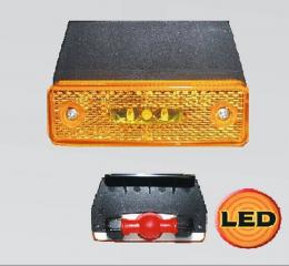 Světlo boční vymezovací LED 24V 95,7 x 30,7 PG s držákem