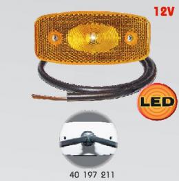 Světlo boční vymezovací LED 12V 110 x 50 HT