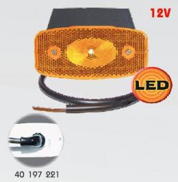 Světlo boční vymezovací LED 12V 110 x 50 HT