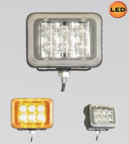Světlo výstražné LED 125 x 92 mm žluté