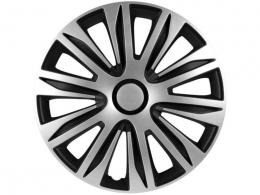 Kryty kol 15" NARDO SIVER BLACK sada 4 kusy
