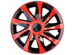 Kryty kol 15" DRACO CS BLACK-RED