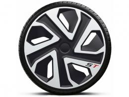 Kryty kol 16" ST SILVER BLACK sada 4 kusy