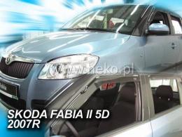 Ofuky Škoda Fabia II, 2007 ->, komplet, hatchback