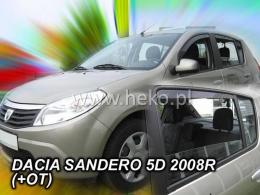 Ofuky Dacia Sandero I, 2008 - 2012, komplet
