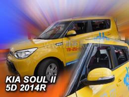 Ofuky KIA Soul II, 2014 ->, komplet, 5 dveří