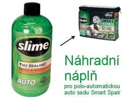 SLIME náplň na opravu pneu 473 ml bezdušová do sady