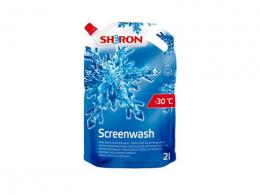 Zimní směs ostřikovače Sheron Softpack -30°C, 2 litry, citron